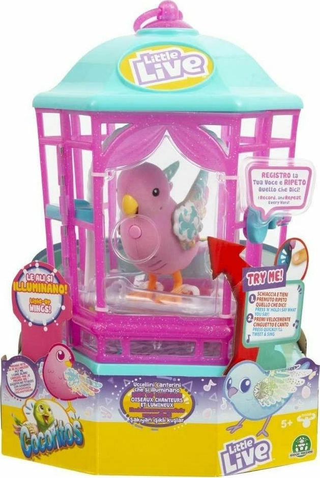 Giochi Preziosi Little Live Pets Κλουβί Με Πουλάκι Cocoritos (LPB08000) 3 Giochi Preziosi Little Live Pets Κλουβί Με Πουλάκι Cocoritos (LPB08000) - Image 3