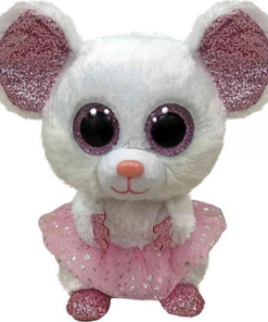 AS το καλό παιχνίδι Λούτρινο Χνουδωτό Ποντικάκι Με ΤουΤού Λευκό 15 εκ. (1607-36365)