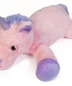 Λούτρινος Μονόκερος Ξαπλωμένος Ροζ 100 Εκ. (Β1143)