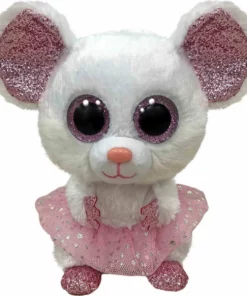 AS το καλό παιχνίδι Ty Beanie Boos Λούτρινο Χνουδωτό Ποντικάκι Με Τουτου Λευκό 23 εκ (1607-36488)