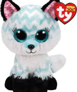 AS το καλό παιχνίδι Ty Beanie Boos Λούτρινο Χνουδωτό Αλεπού Τιρκουάζ-Λευκό 23 εκ (1607-36491)