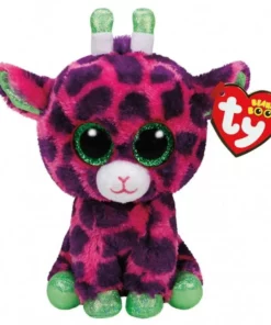 AS το καλό παιχνίδι TY Beanie Boos Gilbert Χνουδωτό Καμηλοπάρδαλη Ροζ Και Μωβ 70εκ (1607-99989)