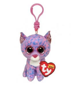 AS το καλό παιχνίδι Λούτρινο Χνουδωτό Κλιπ Γατούλα Λεβάντα 8,5εκ (1607-35244)