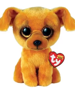 AS το καλό παιχνίδι Λούτρινο Χνουδωτό Σκυλάκι Καφέ 15 εκατοστών (1607-36393)