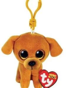 AS το καλό παιχνίδι Λούτρινο Χνουδωτό Κλιπ Σκυλάκι Καφέ 8 εκατοστών (1607-35256)