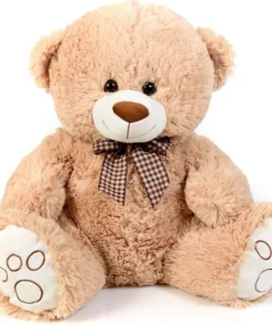 Christakopoulos Λούτρινο Αρκουδάκι Όρθιο Σε 3 χρώματα 55 εκ. (B1144) -Λούτρινα Sales Store 221367 1