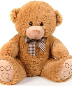 Christakopoulos Λούτρινο Αρκουδάκι Όρθιο Σε 3 χρώματα 55 εκ. (B1144) -Λούτρινα Sales Store 221367 2