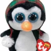 AS το καλό παιχνίδι Λούτρινο Χνουδωτό Πιγκουίνος Με Σκουφάκι Χριστούγεννα 15Εκ. (1607-36241)