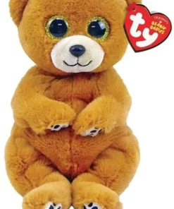 AS το καλό παιχνίδι Λούτρινο Χνουδωτό Beanie Bellies Αρκουδάκι Καφέ 15εκ. (1607-40549)