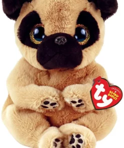 AS το καλό παιχνίδι Λούτρινο Χνουδωτό Beanie Bellies Σκύλος Καφέ 15Εκ. (1607-40543)