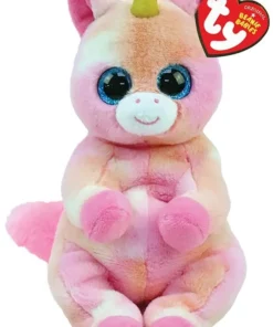 AS το καλό παιχνίδι Λούτρινο Χνουδωτό Beanie Bellies Μονόκερος Ροζ 15εκ. (1607-40547)