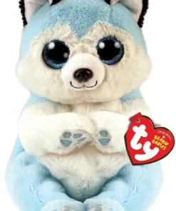 AS το καλό παιχνίδι Λούτρινο Χνουδωτό Beanie Bellies Σκυλάκι Χάσκι Γαλάζιο 15 εκ. (1607-40540)