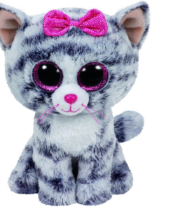 AS το καλό παιχνίδι Ty Beanie Boos Χνουδωτη Γατα Γκρι 15 Εκατοστα (1607-37190)