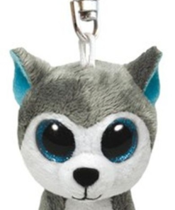 AS το καλό παιχνίδι Λουτρινο Beanie Boo Ty Slush – Χνουδωτο Με Κλιπ Σκυλος Γκρι 8,5Εκ (1607-36503)