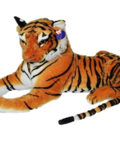 Λουτρινη Χνουδωτη Τιγρης Ξαπλωτη -2 Χρωματα 80 Εκατοστα (3047-80) -Λούτρινα Sales Store 667226 1