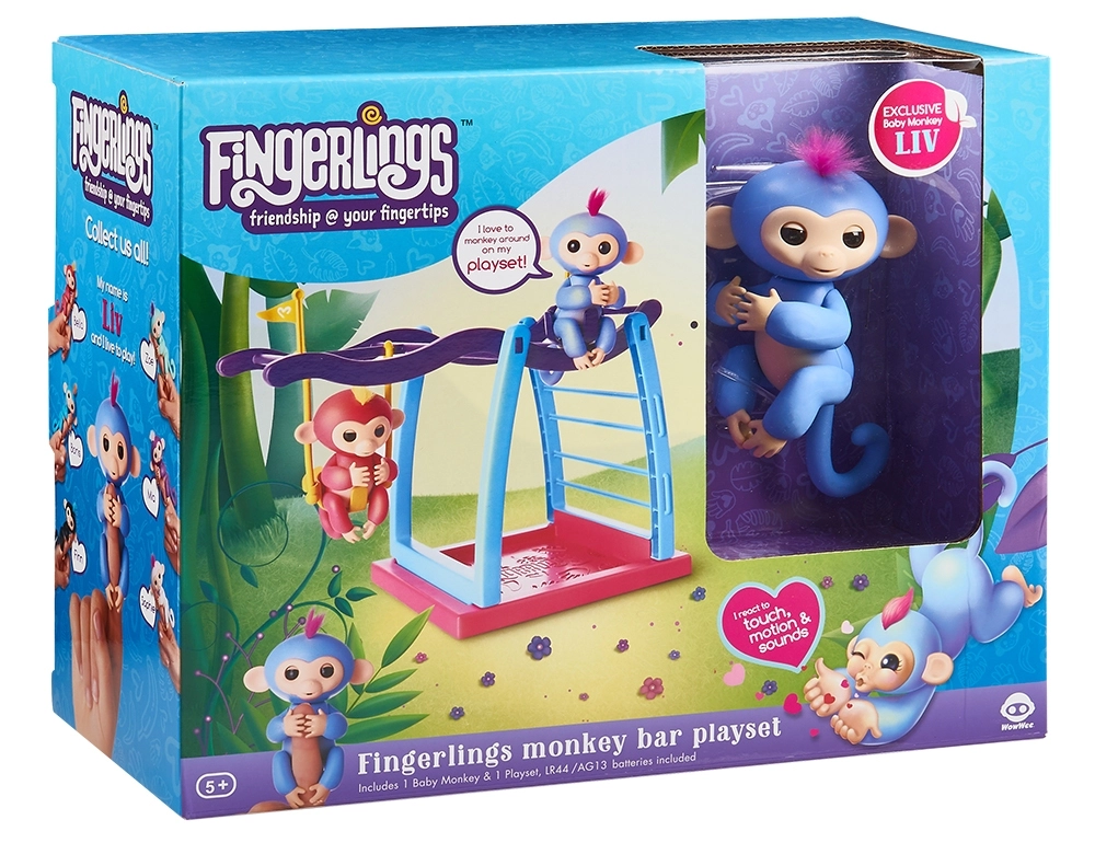 Fingerlings Playset Παιδικη Χαρα Με Κουνια – 1 Μαϊμουδακι Liv (3731) 1 Fingerlings Playset Παιδικη Χαρα Με Κουνια – 1 Μαϊμουδακι Liv (3731)