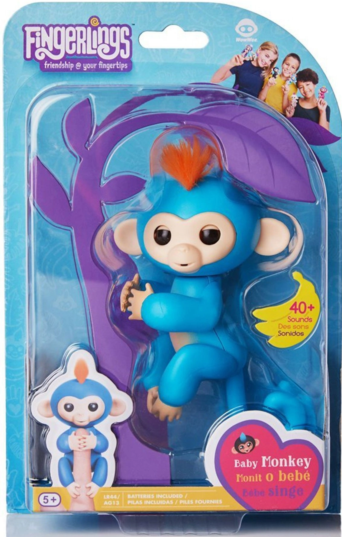 Fingerlings Wowwee Boris Blue (3703A) 1 Fingerlings Wowwee Boris Blue (3703A)