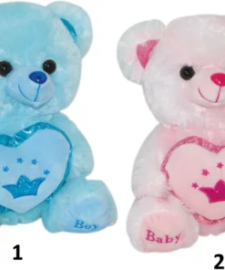 Doly Λουτρινο Χνουδωτο Αρκουδακι Με Καρδια 60 εκ. (48627-60) -Λούτρινα Sales Store 680466 1