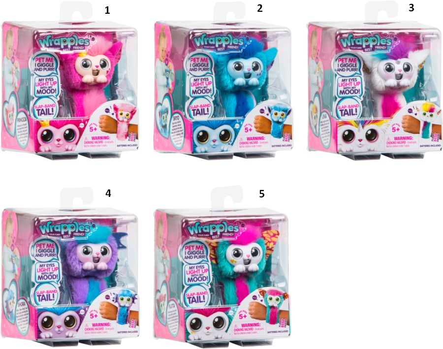 Giochi Preziosi Wrapples Ζωακια 5 Σχεδια (WRA00410) 2 Giochi Preziosi Wrapples Ζωακια 5 Σχεδια (WRA00410) - Image 2