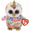 AS το καλό παιχνίδι Λουτρινο Χνουδωτο Ty Beanie Boos Enchanted Owl Κουκουβαγια Πολυχρωμη Κερατοειδη 15 Εκ. (1607-36253)