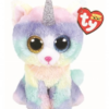 AS το καλό παιχνίδι Λουτρινο Χνουδωτο Ty Beanie Boos Heather Cat With Horn Γατουλα Κερατοειδη 15 Εκ. (1607-36250)