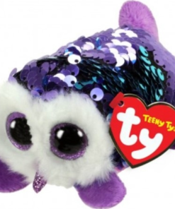AS το καλό παιχνίδι Λουτρινο Ty Teeny Tys Sequin Μικρο Κουκουβαγια Μωβ 4,5Εκ. (1607-42410)