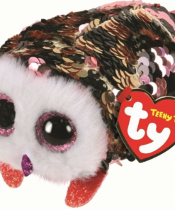 AS το καλό παιχνίδι Λουτρινο Ty Teeny Tys Sequin Μικρο Κουκουβαγια Ροζ/Μαυρη 4,5Εκ. (1607-42411)