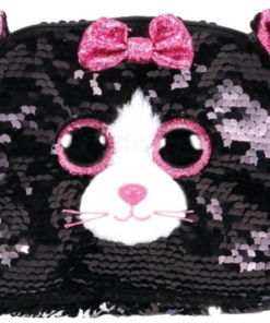 AS το καλό παιχνίδι Τσαντακι Αξεσουαρ Ty Fashion Sequin Γατουλα Γκρι Kiki (1607-95820)