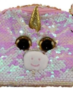 AS το καλό παιχνίδι Τσαντακι Αξεσουαρ Ty Fashion Sequin Μονοκερος Ροζ Fantasia (1607-95821)