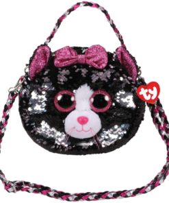 AS το καλό παιχνίδι Ty Sequin Τσαντακι Ωμου Γατα Γκρι Κικι (1607-95120)