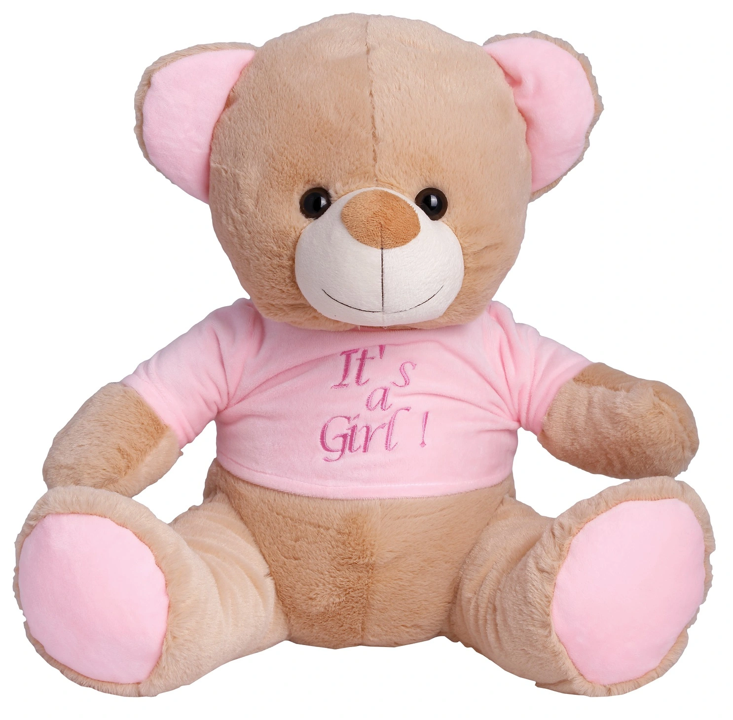 Λουτρινο Αρκουδακι Μπεζ Με Ροζ Μπλουζα Με Κεντημα 45Εκ. (G4510) 1 Λουτρινο Αρκουδακι Μπεζ Με Ροζ Μπλουζα Με Κεντημα 45Εκ. (G4510)