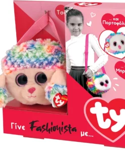 AS το καλό παιχνίδι TY Με Τσάντα, Πορτοφόλι Και Χνουδωτό Μπρελόκ (1500-15709)