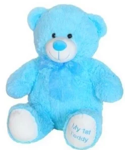 Christakopoulos Λούτρινο Αρκουδάκι My 1St Teddy Σιέλ 45 εκ. (Β1136) -Λούτρινα Sales Store 694505 1