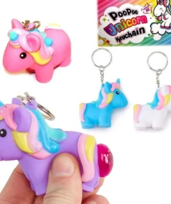 Christakopoulos Λούτρινο Μπρελόκ Μονόκερος Poopoo 6 εκ. (1945) -Λούτρινα Sales Store 694756 2