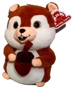 Petra Toys Λούτρινος Σκίουρος Καφέ 50 εκ. (19P65/50)