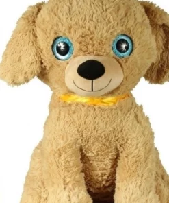 Petra Toys Λούτρινο Σκύλος Με Μεγάλα Μάτια Μπεζ 55 εκ. (18P47/55)