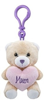 PMS Λούτρινο Αρκουδάκι-Μπρελόκ Mum Με Καρδιά (447040) 2 PMS Λούτρινο Αρκουδάκι-Μπρελόκ Mum Με Καρδιά (447040) - Image 2